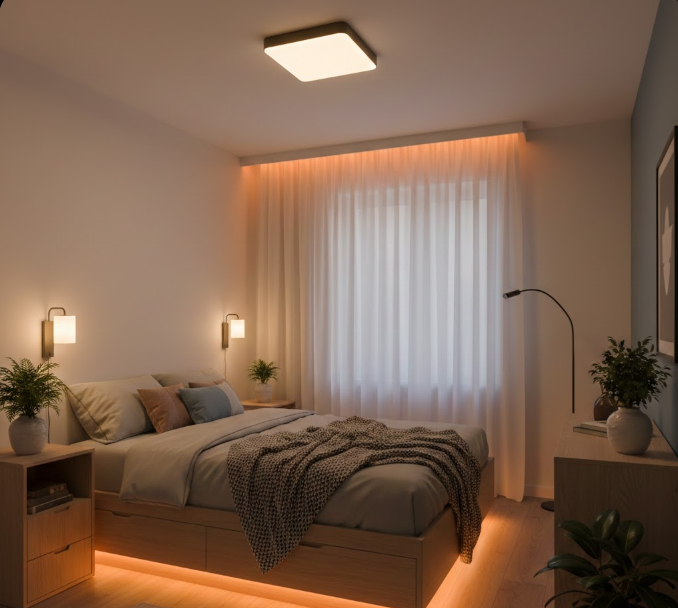  Layered, Dimmable Lighting