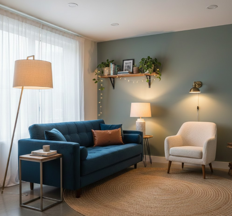 Layered Lighting (Not One Ceiling Light)