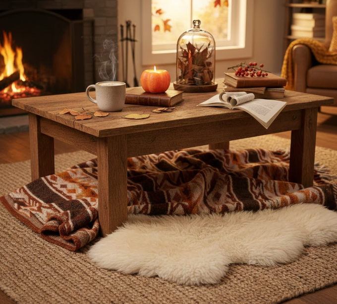 Layered Rugs for Extra Warmth