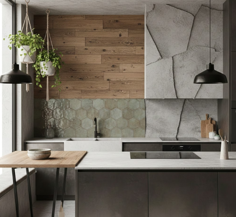 Layered Texture Walls