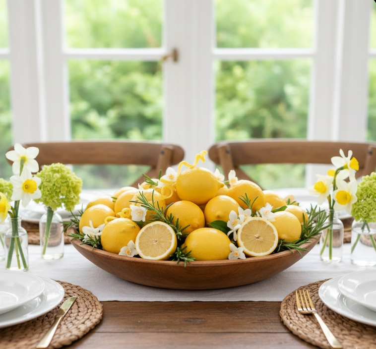  Lemon Zest Centerpiece