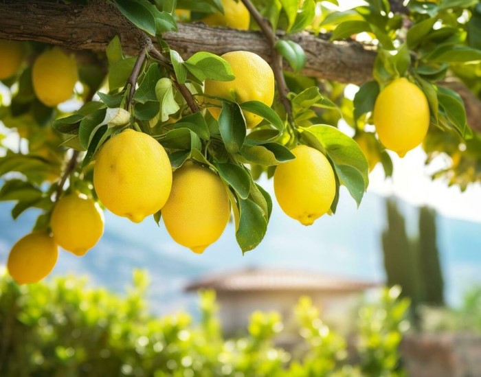  Lemons and Greenery