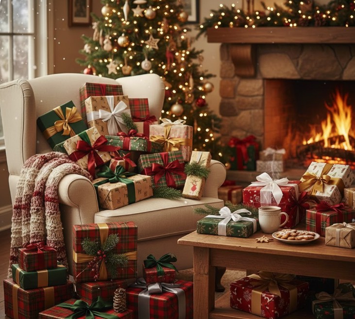 Let Gift Wrap Do the Decorating