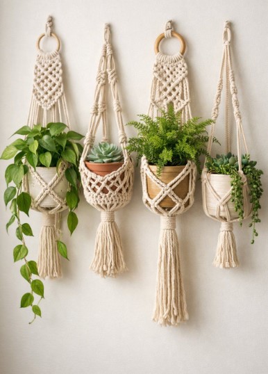 Macramé Hanging Planters
