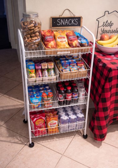 Make Room for Snacks and Sips