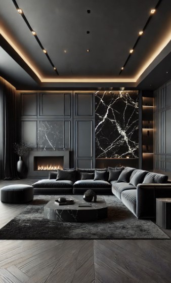 Make a Bold Statement with a Black Sectional