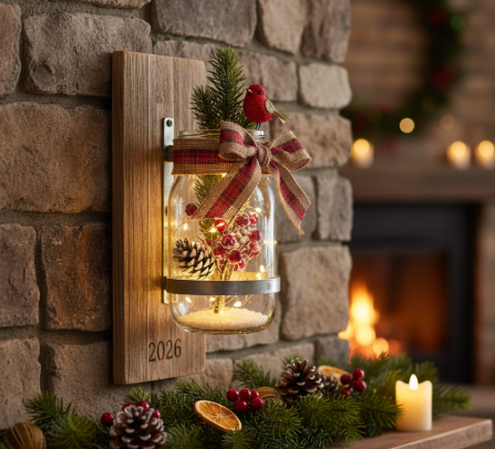 Mason Jar Sconce