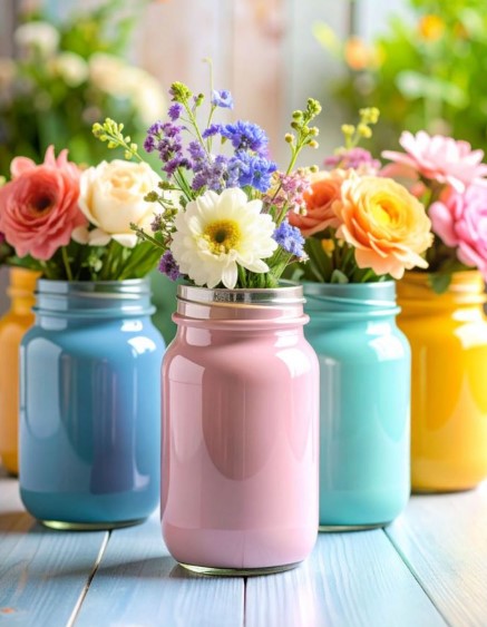 Mason Jar Vases