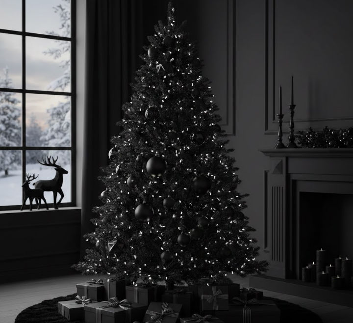  Matte Black Christmas Tree