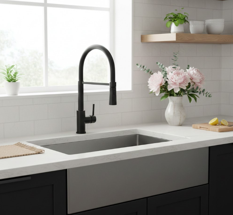 Matte Black Kitchen Faucets