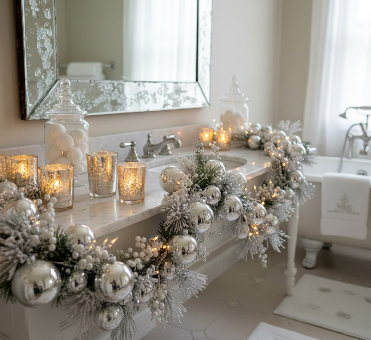 Mercury Glass Garland