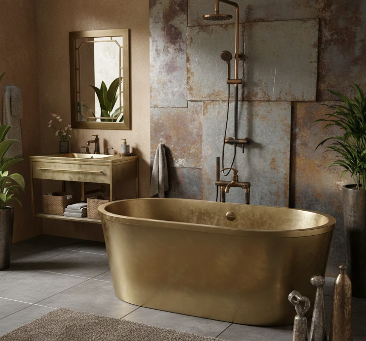 Metallic Accents and Finishes
