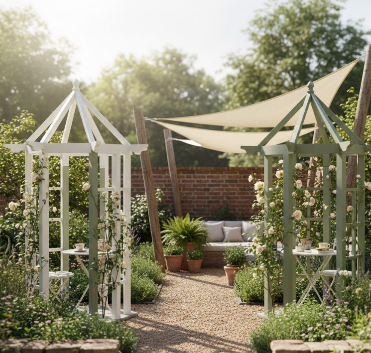 Mini Pergolas and Shade Sails