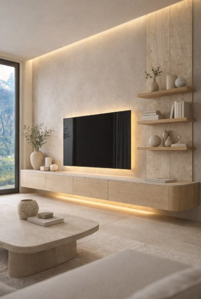 Minimalist TV Wall