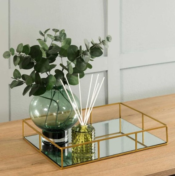 Mirrored Tray for Reflection