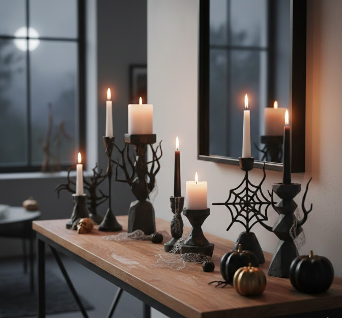 Modern Spooky Candle Holders