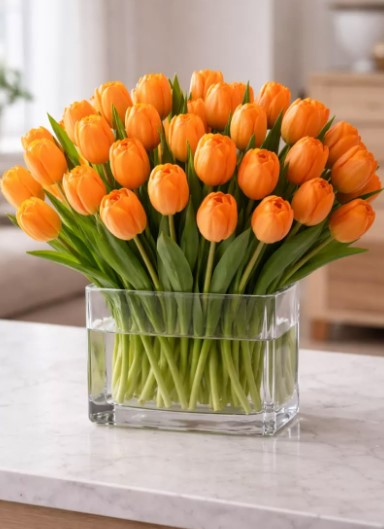 Monochromatic Tulips