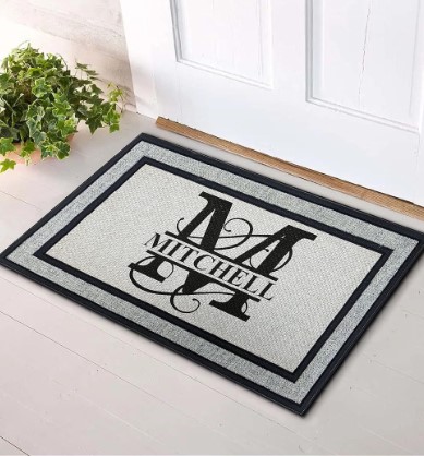 Monogrammed Door Doormat