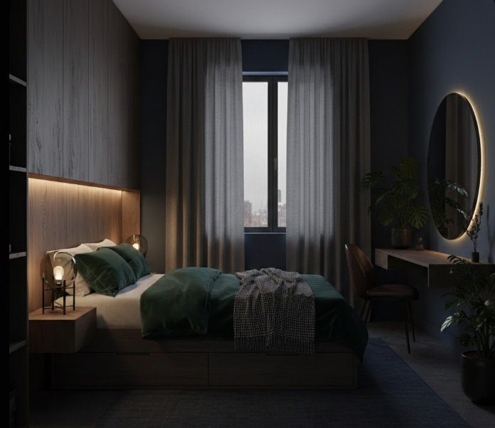 Moody Micro-Bedrooms