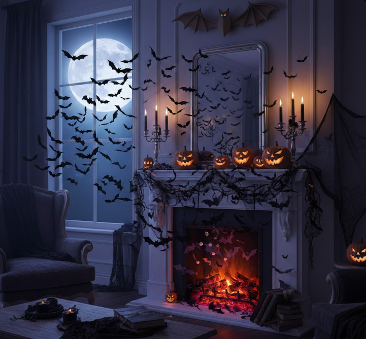 Moonlit Bat Spectacle