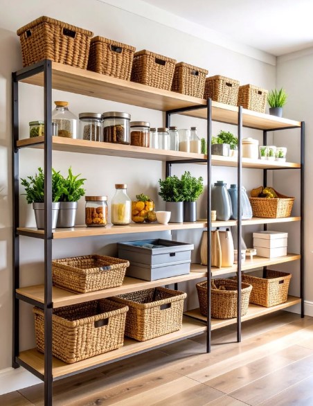 Multipurpose Open Shelving