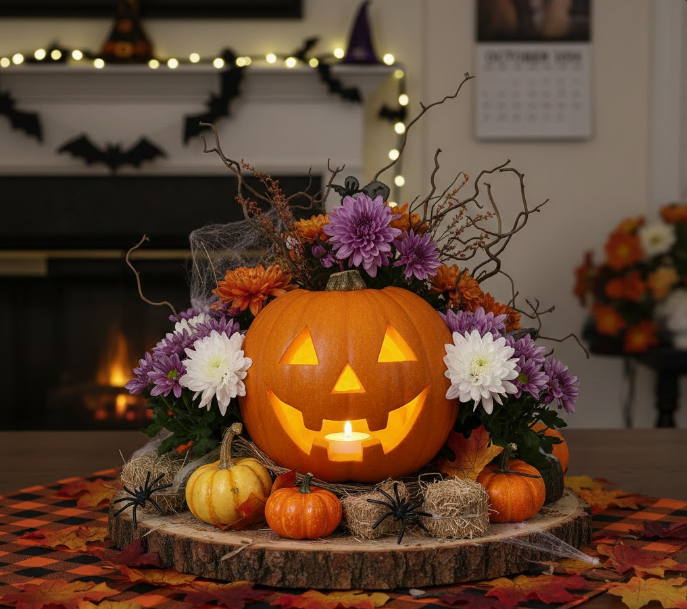 Mum’s the Word with a Pumpkin Smile