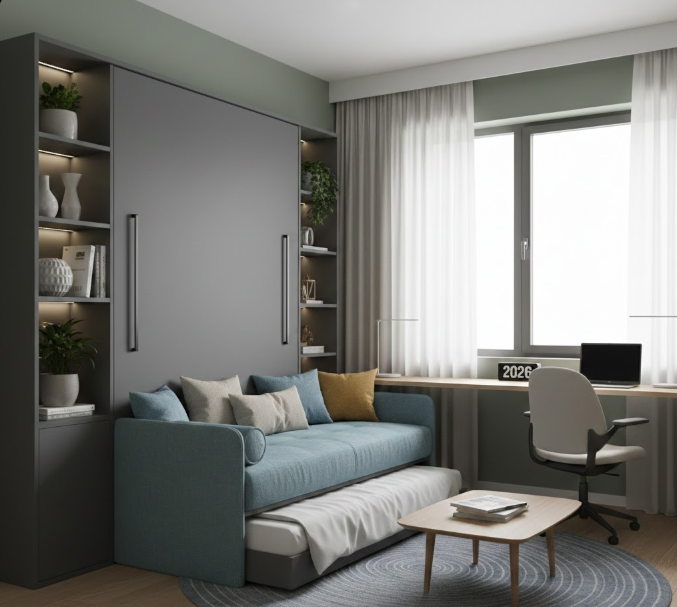Murphy and Daybeds for Multi-Use Rooms