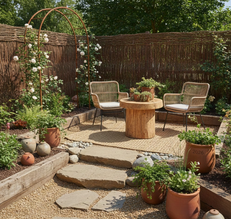 Natural Materials and Earthy Finishes