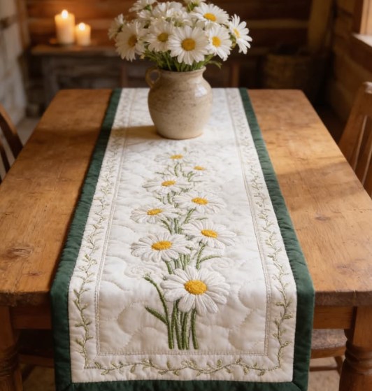 Nature-Inspired Table Runner