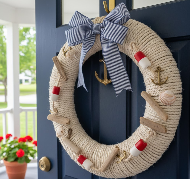Nautical Rope Wreath