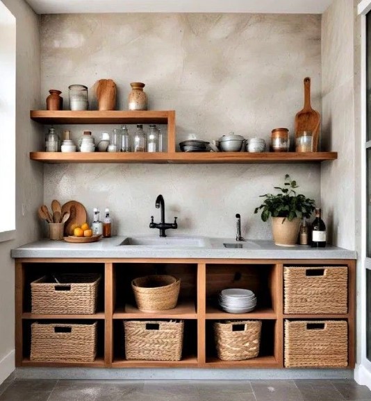 Open Shelving Under the Sink