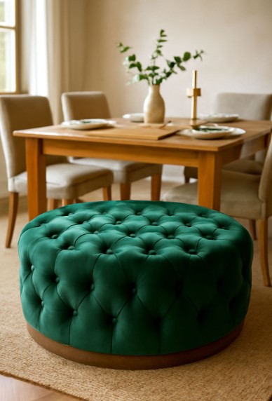 Opulent Velvet Ottomans