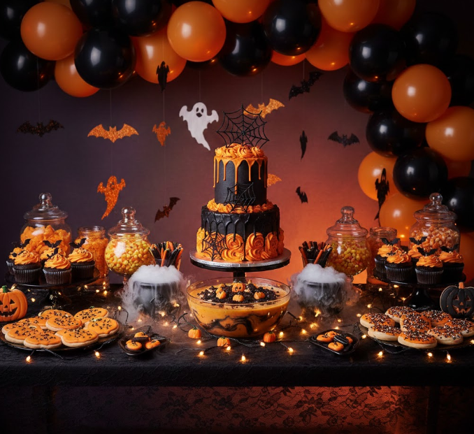 Orange & Black Dessert Dream
