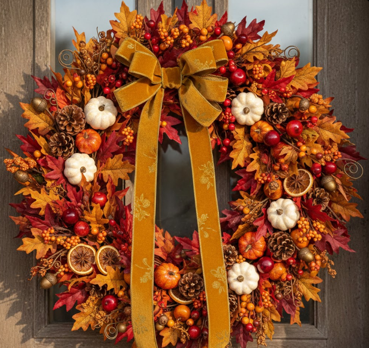 Ornate Fall Wreath