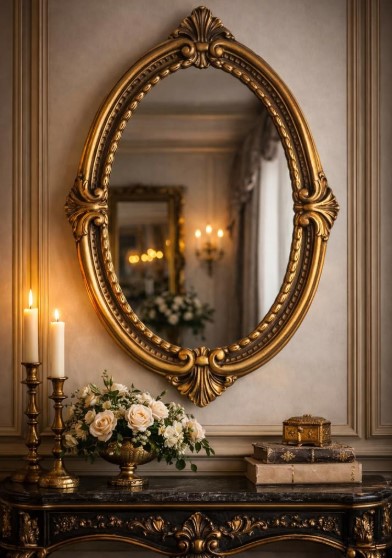 Ornate Framed Mirrors