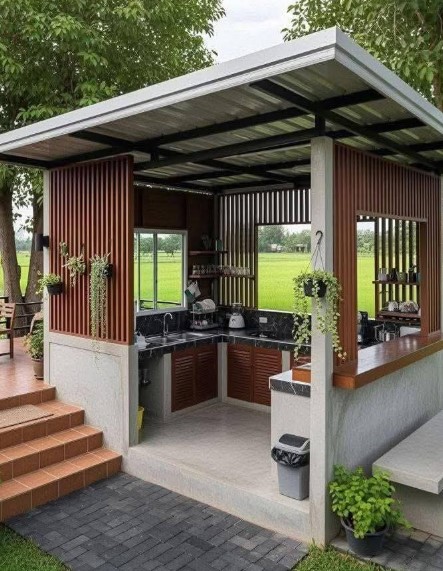 Outdoor Kitchen Cubicle