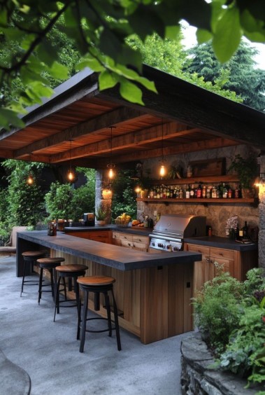 Outdoor Kitchen Dining