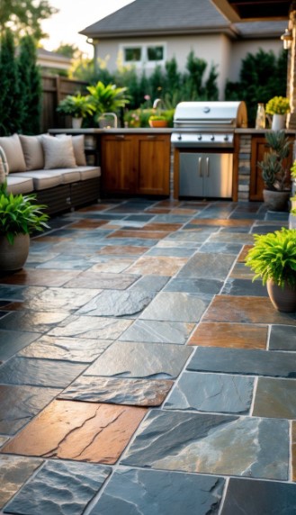 Outdoor Kitchen Flooring