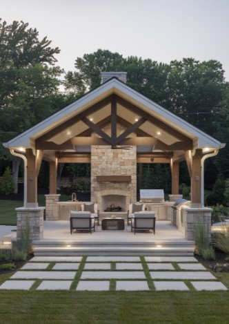 Outdoor Kitchen Pavilion