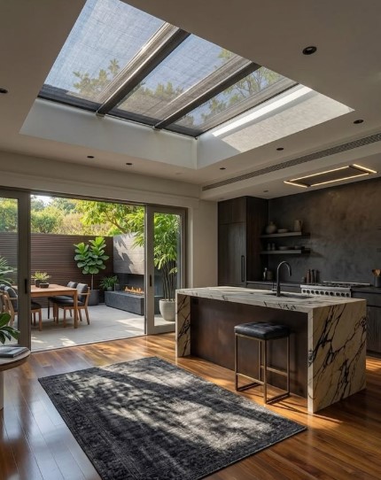 Outdoor Kitchen Skylight