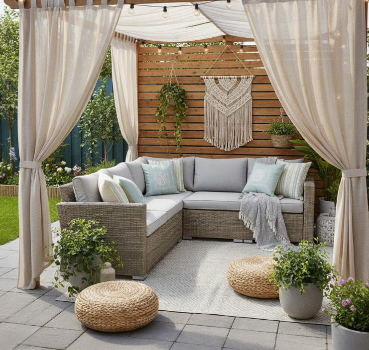 Outdoor Textiles for a ‘Room’ Feeling