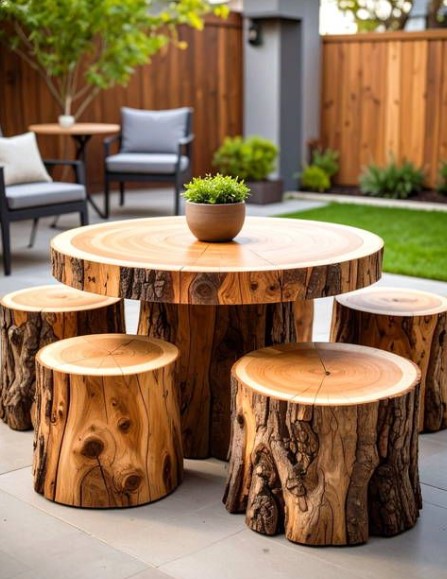 Outdoor Tree Stump