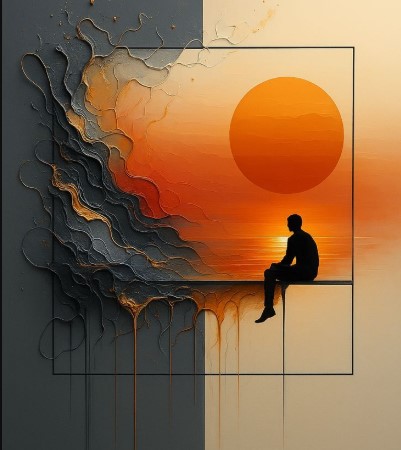 Oversized Abstract Canvas Art