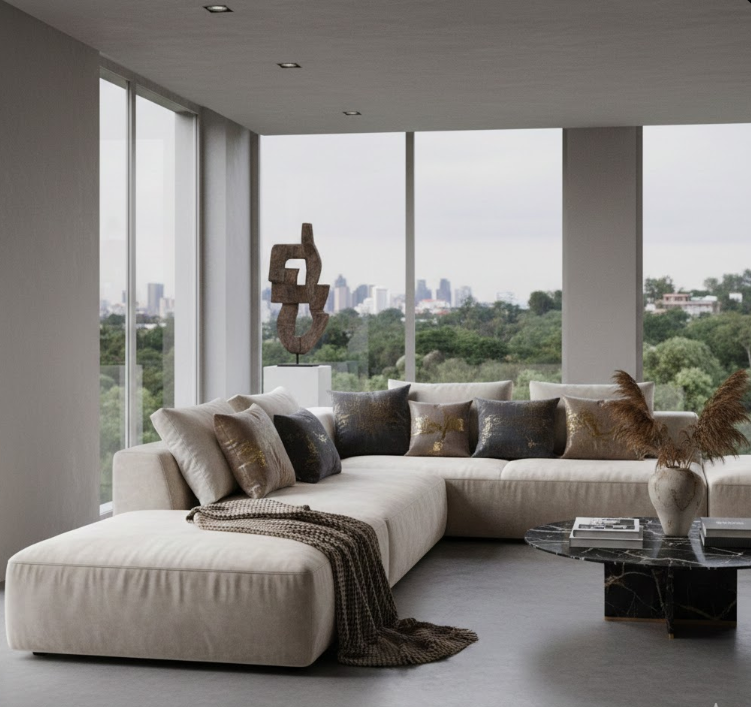 Oversized Chaise Lounge Sofa