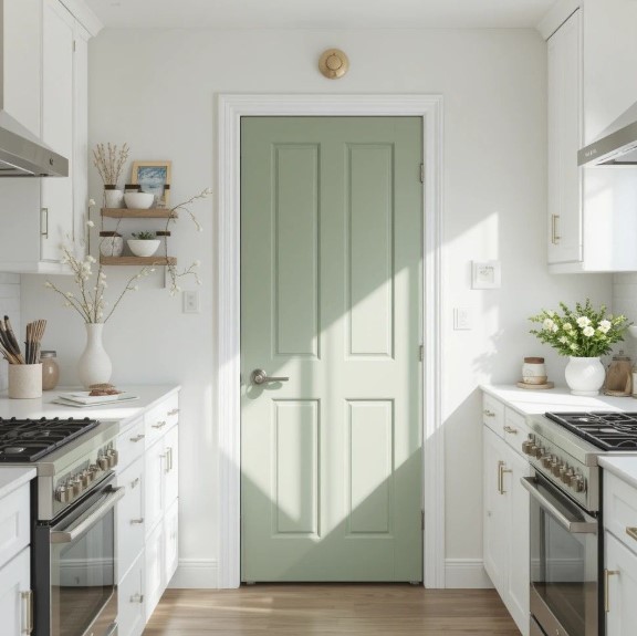  Paint Your Pantry Door Sage