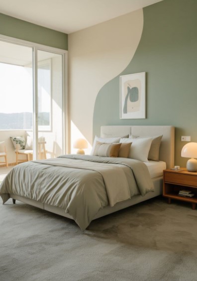 Paint a Ceiling Accent Sage