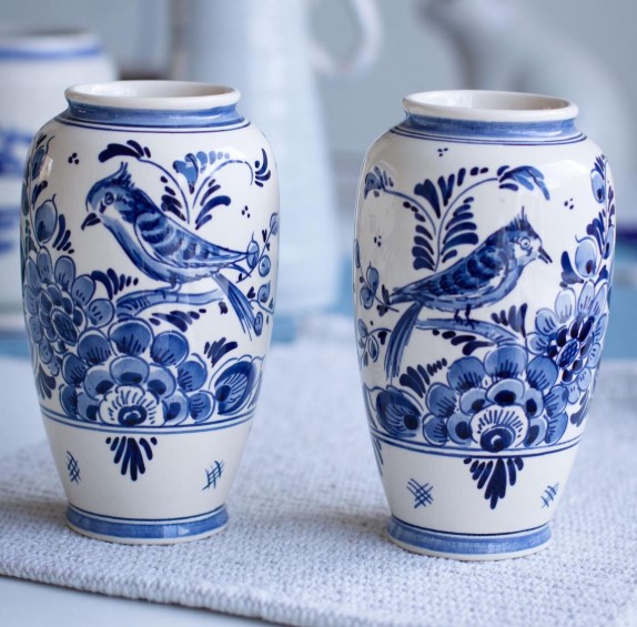 Pair Blue and White