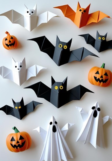 Paper Bats and a Friendly Ghost