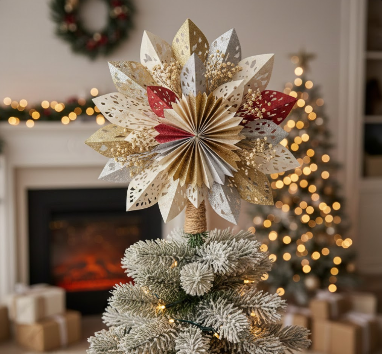 Paper Fan Topper