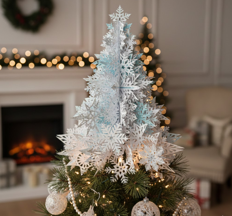 Paper Snowflake Topper